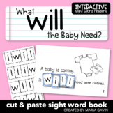 Emergent Reader for Sight Word WILL: "What will the Baby N