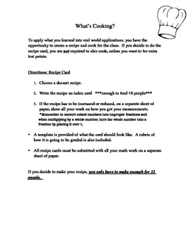 Preview of What's Cooking - Number Theory & Fractions