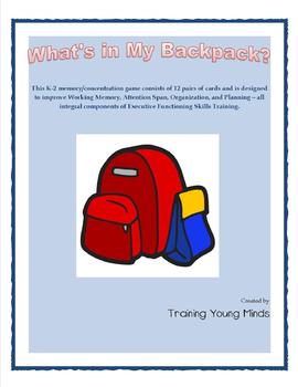 What's In My Backpack?