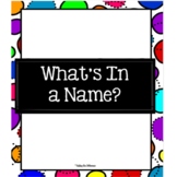 What's In a Name Research Project