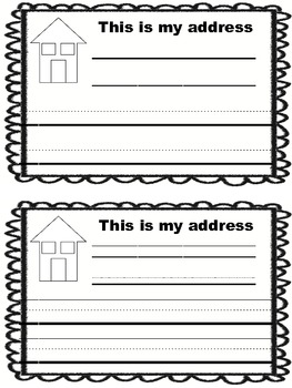 What's My Address and Phone Number by Steele Teaching | TpT