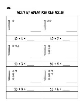 whats my number place value worksheet by rachel koons tpt