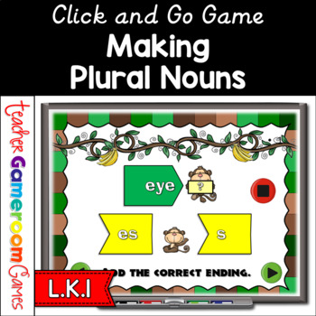 Preview of What's The Ending? - A Plural Noun Powerpoint Game