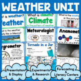 Weather Science & Literacy Unit Presentation and Activities