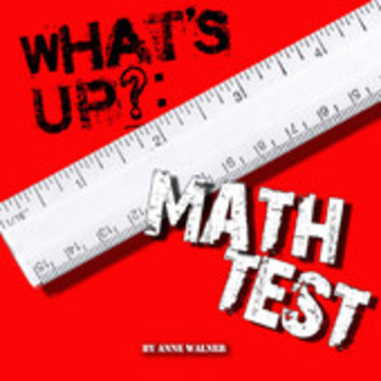 Preview of What's Up?:  Math Test