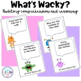 What's Wacky? Auditory Comprehension and Reasoning - Speec