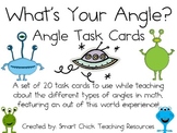 What's Your Angle?  ~  20 Math Task Cards for Types of Angles