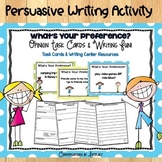 Persuasive Writing Activity & Task Cards  Independent Work Packets