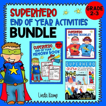 Preview of End of the Year Activities BUNDLE - Memory Book, Writing Craft & Gifts Gr. 2-3