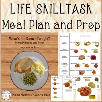 Preview of LIFE SKILL Meal Plan and Prep
