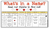What's in a Name Glyph Activity Packet