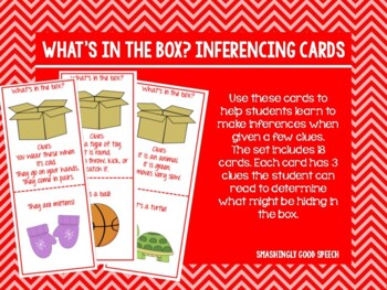 Preview of What's in the Box?? Inferencing Cards!