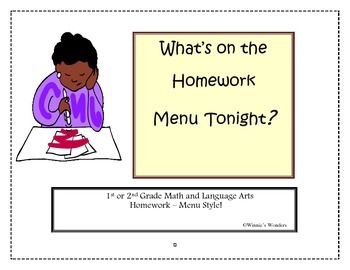 Preview of What's on the Homework Menu Tonight?