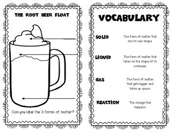What's the Matter Root Beer Float Experiment Reader Kindergarten
