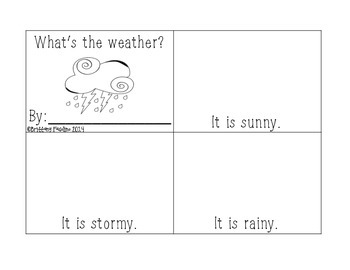 What's the Weather by Brittany Fasolino | TPT