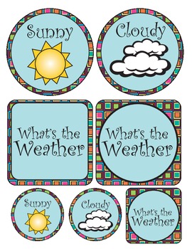 Preview of What's the Weather (tags, wall hanging)