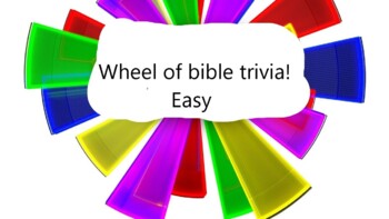 Wheel Of Bible Trivia Game Easy By Laurie S Little Monkeys Tpt