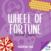 Wheel of Fortune! - Editable PowerPoint Game (NEW & MODERN