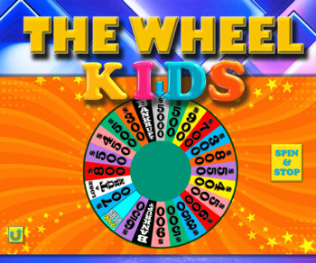 Preview of Wheel of Fortune for Kids