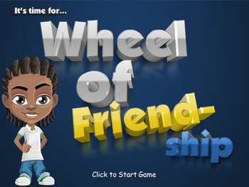 Preview of Wheel of Friendship - Social Emotional Learning / Interactive Game