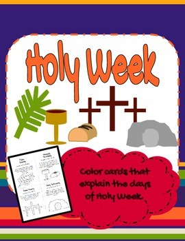 Preview of Holy Week Coloring