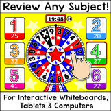 Quiz Game Show - Fun End of the Year Review Game For Any Subject
