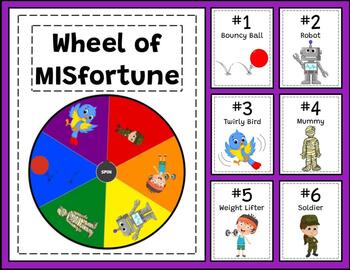 Wheel of MISfortune- Music & Movement Game | TPT