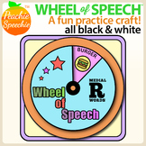 Wheel of Speech Articulation & Language Skills Craft