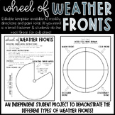 Wheel of Weather Fronts- Student Project the Four Types of