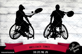 wheelchair sports black and white clipart