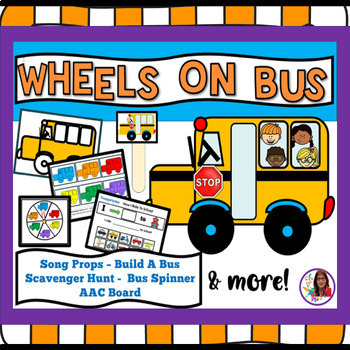 Preview of Wheels On The Bus Rhyme Companion & Crafts