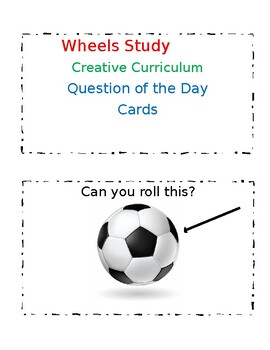 Preview of Wheels Study Creative Curriculum