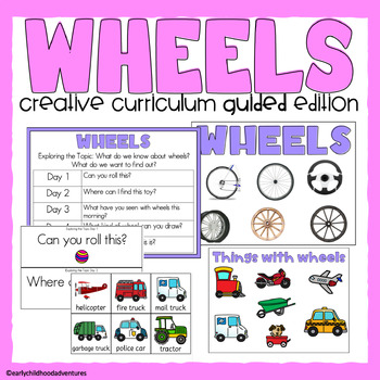 Preview of Wheels Study - Creative Curriculum Guided Edition