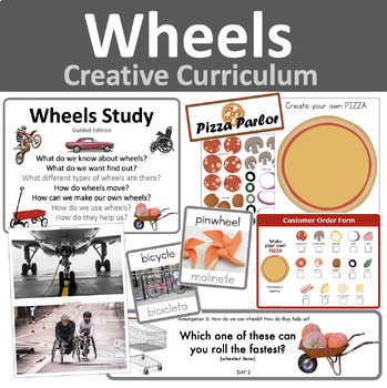 Preview of Wheels Study - GUIDED (Creative Curriculum®)