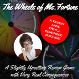 Wheels of Misfortune Review Game Template Good, Bad, & Cri