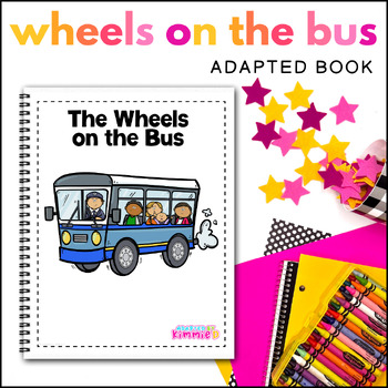 Preview of Circle Time Special Education Adapted Book Wheels on the Bus Adaptive Activity