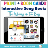 Wheels on the Bus: Interactive Adapted Book PRINT and BOOM DECK