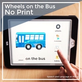 Wheels on the Bus No Print Digital Activity | Early Interv