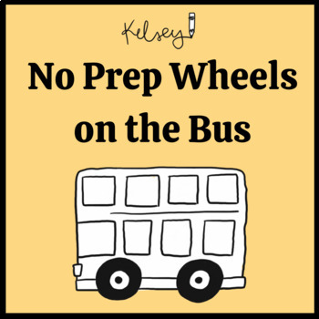 Preview of Wheels on the Bus: no-print/no-prep for speech telepractice/distance learning