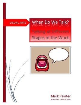 Preview of When Do We Talk? Talking about a Work of Art