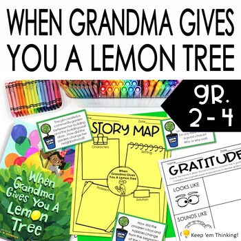 Preview of When Grandma Gives You a Lemon Tree Picture Book Companion and Activities