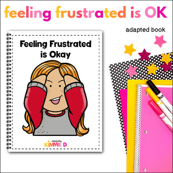 Preview of Calming Social Story for Special Education Emotional Regulation Adapted Book