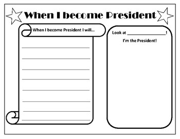 Preview of When I Become President