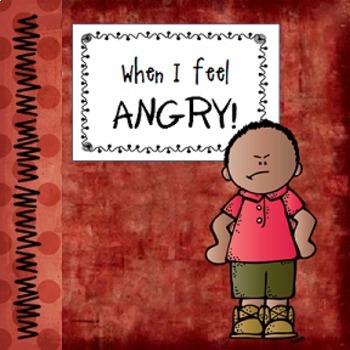 Preview of "When I Feel Angry"  Helping children manage feelings of anger
