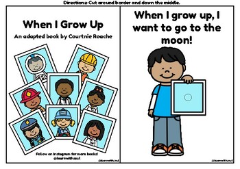 When I Grow Up - Adapted Book by LearnWithSOUL | TPT