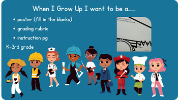 Preview of When I Grow Up I Want to Be a, Career Night