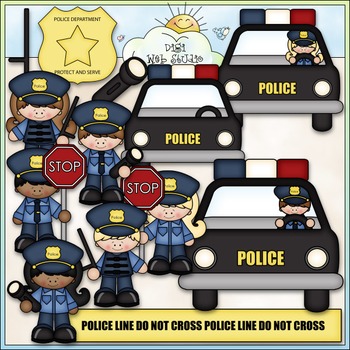 preschool police officer clip art