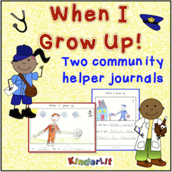 Preview of Community Helpers - A Writing Journal