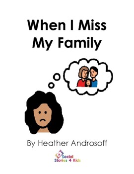 Preview of When I Miss My Family - Colour