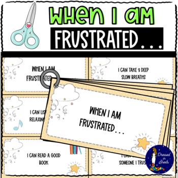 Preview of When I am Frustrated Card Set